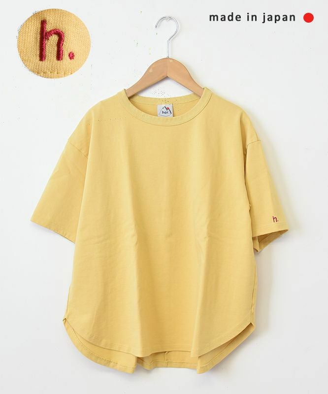 her.｜刺繍半袖カットソー [[CE3CT240403A]][C]