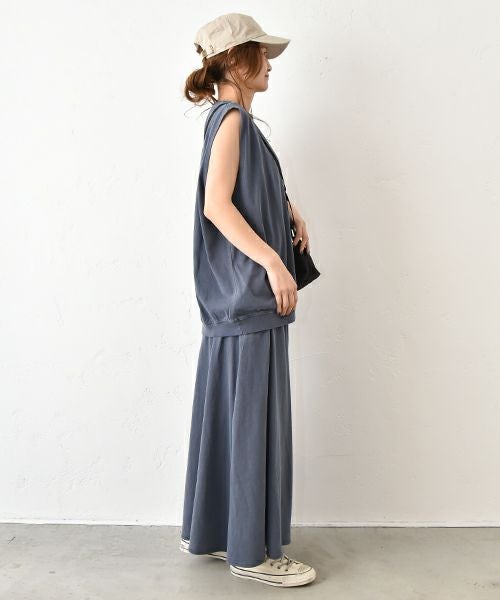 STAR＆STRIPE｜ピグメント加工ノースリーブカットソー [[SSMD-086]][C]