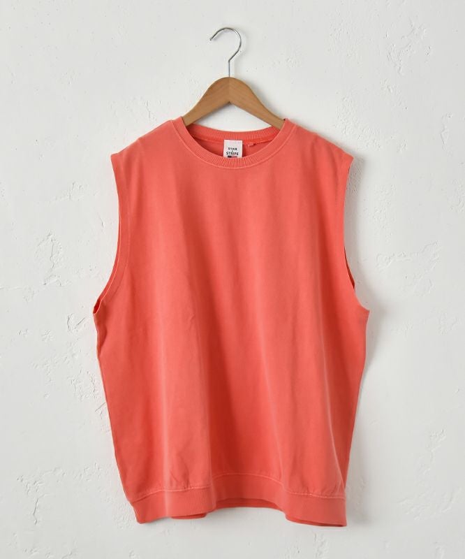  STAR＆STRIPE｜ピグメント加工ノースリーブカットソー [[SSMD-086]][C]