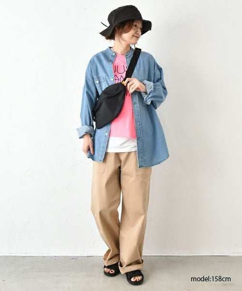 THE DAY｜ルーズフィットビックサイズカットオフスリーブTee [[TG-250509]][C]