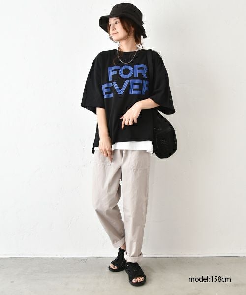 THE DAY｜サイドスリットオーバーサイズTee [[TG-250558]][C]