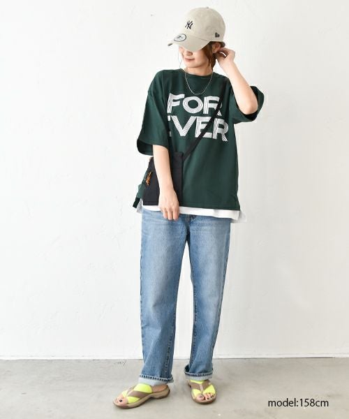 THE DAY｜サイドスリットオーバーサイズTee [[TG-250558]][C]