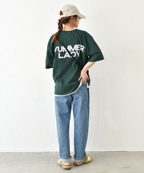 THE DAY｜サイドスリットオーバーサイズTee [[TG-250558]][C]