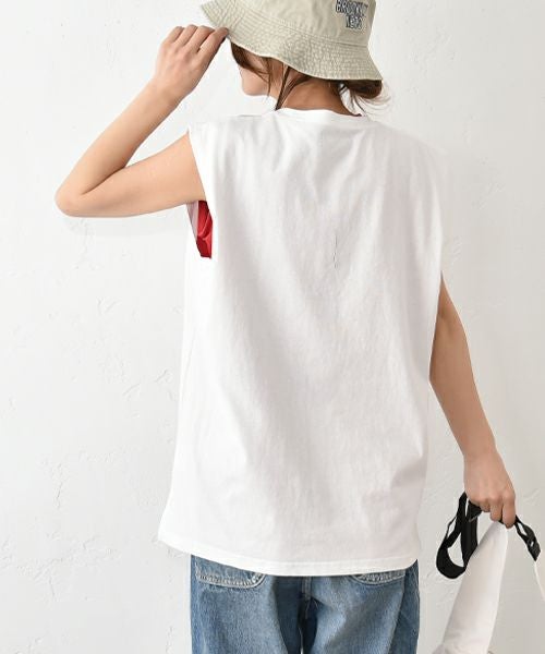  IN THE MARKET｜フレンチスリーブ ロゴカットソー [[C-2383]][C]