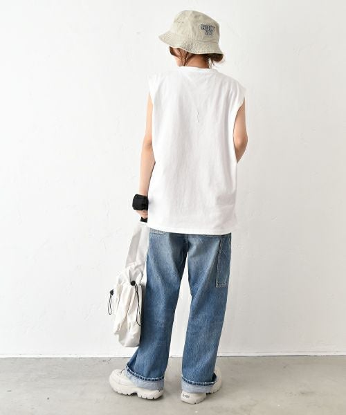  IN THE MARKET｜フレンチスリーブ ロゴカットソー [[C-2383]][C]