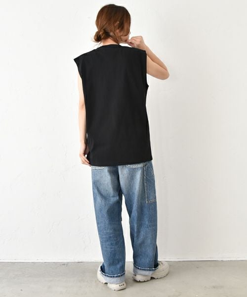  IN THE MARKET｜フレンチスリーブ ロゴカットソー [[C-2383]][C]