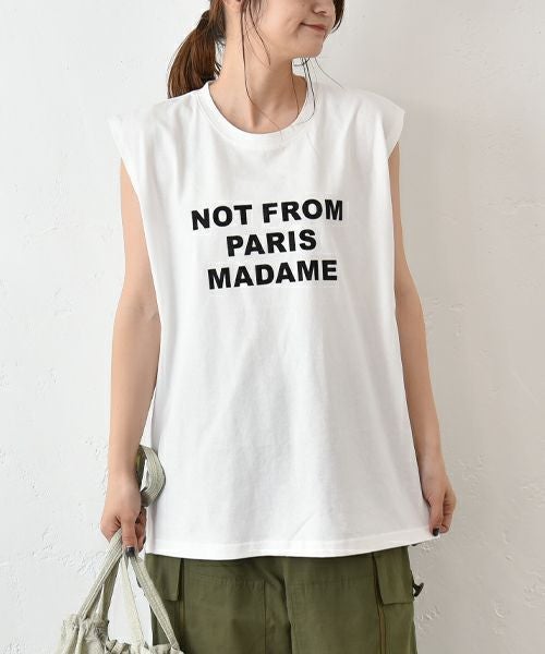  IN THE MARKET｜フレンチスリーブ ロゴカットソー [[C-2383]][C]