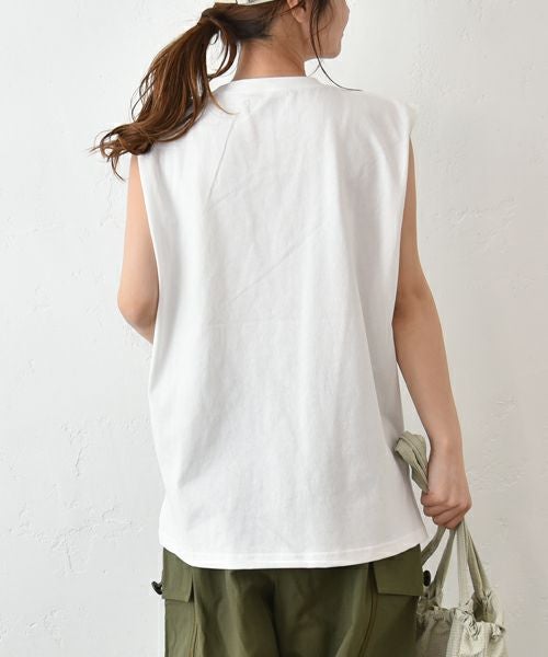  IN THE MARKET｜フレンチスリーブ ロゴカットソー [[C-2383]][C]