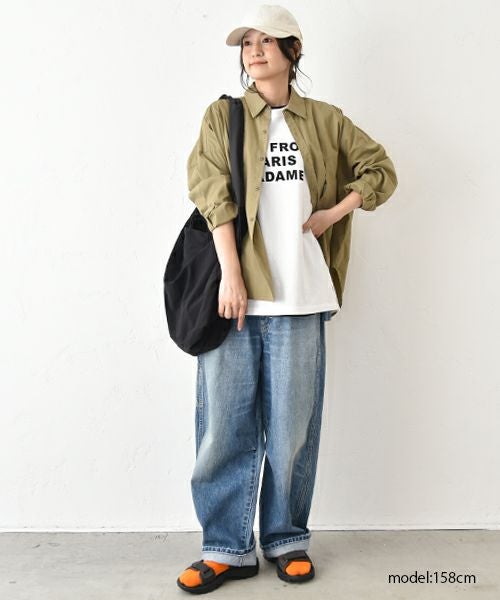  IN THE MARKET｜フレンチスリーブ ロゴカットソー [[C-2383]][C]