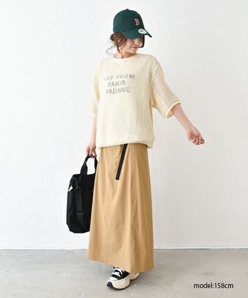  IN THE MARKET｜フレンチスリーブ ロゴカットソー [[C-2383]][C]