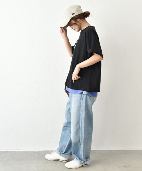 Gives a sense of fullment｜わんぱくロゴTee [[852308]][C]