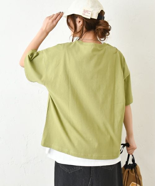 Gives a sense of fullment｜わんぱくロゴTee [[852308]][C]