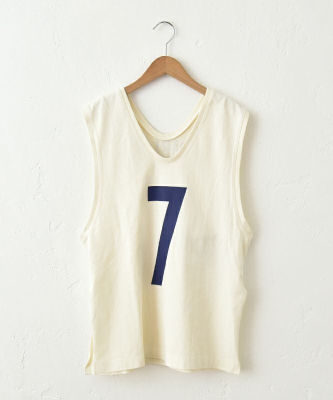 Gives a sense of fullment｜リメイクプリントノースリーブTee [[852361]][C]