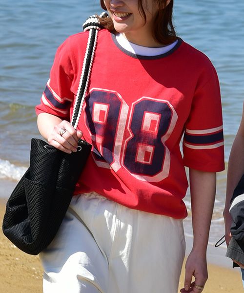 Gives a sense of fullment｜ビックプリントTee [[852360]][C]