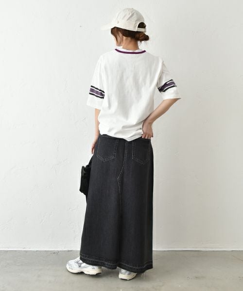 Gives a sense of fullment｜ビックプリントTee [[852360]][C]