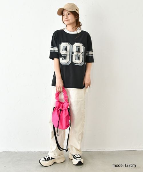 Gives a sense of fullment｜ビックプリントTee [[852360]][C]