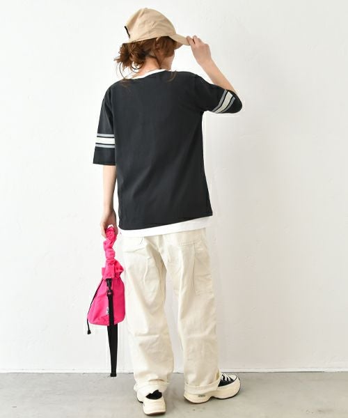 Gives a sense of fullment｜ビックプリントTee [[852360]][C]