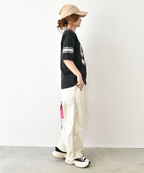 Gives a sense of fullment｜ビックプリントTee [[852360]][C]