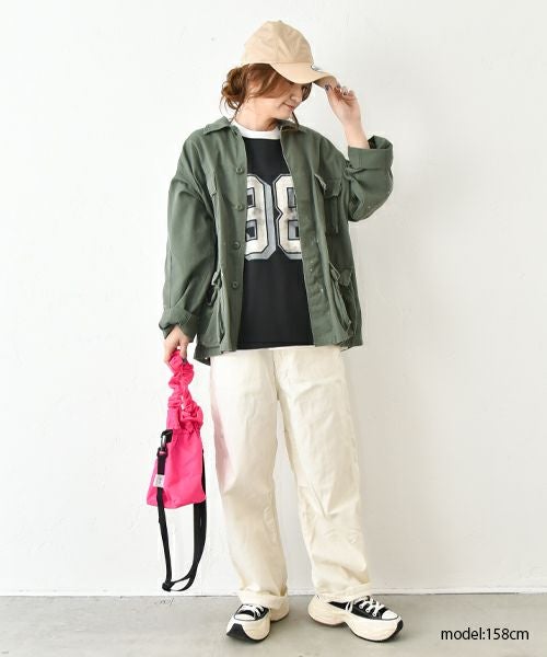 Gives a sense of fullment｜ビックプリントTee [[852360]][C]