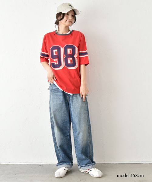 Gives a sense of fullment｜ビックプリントTee [[852360]][C]