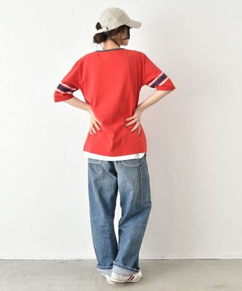 Gives a sense of fullment｜ビックプリントTee [[852360]][C]