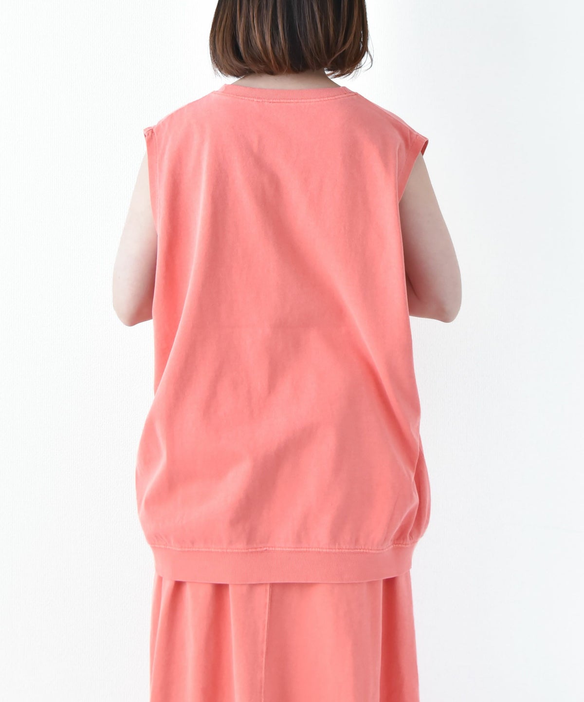 STAR＆STRIPE｜ピグメント加工ノースリーブカットソー[[SSMD-086]][D]