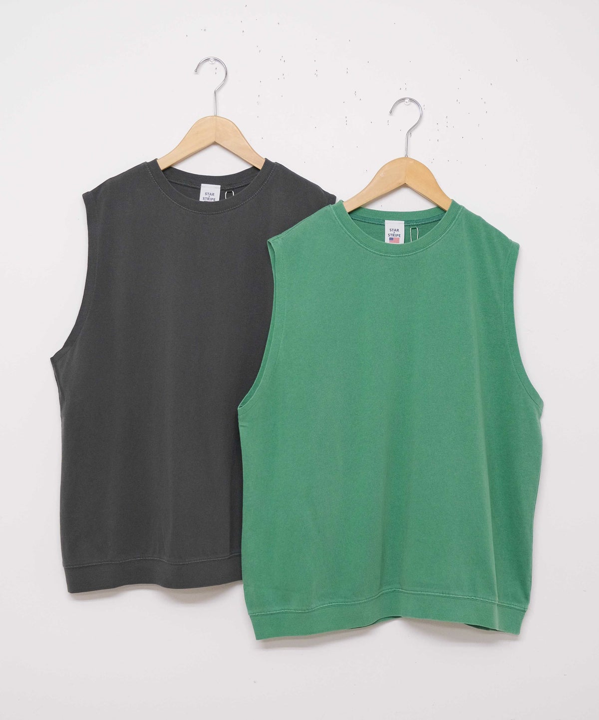 STAR＆STRIPE｜ピグメント加工ノースリーブカットソー[[SSMD-086]][D]