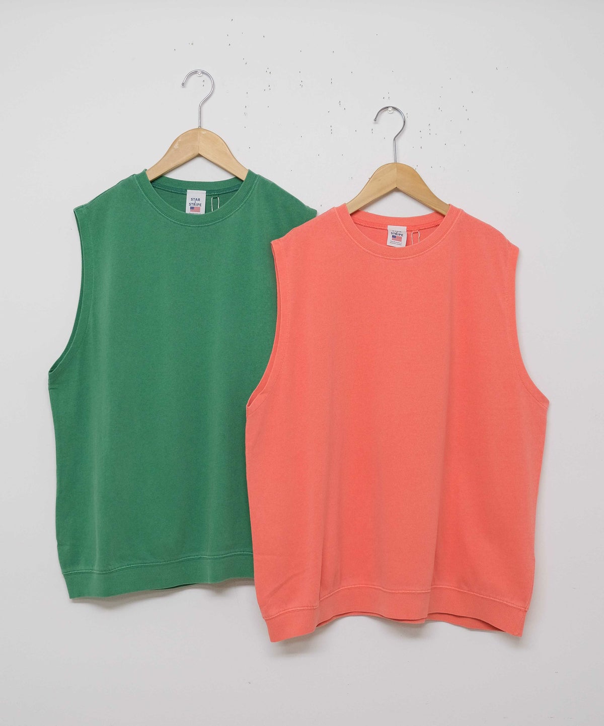 STAR＆STRIPE｜ピグメント加工ノースリーブカットソー[[SSMD-086]][D]