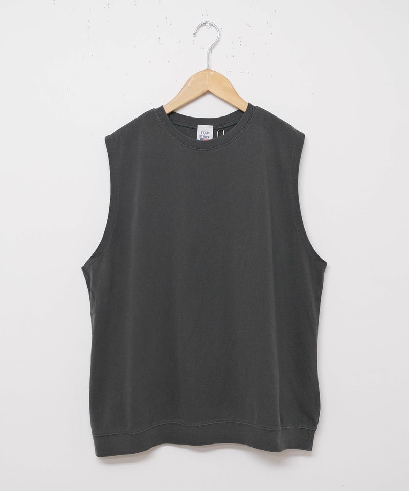 STAR＆STRIPE｜ピグメント加工ノースリーブカットソー[[SSMD-086]][D]