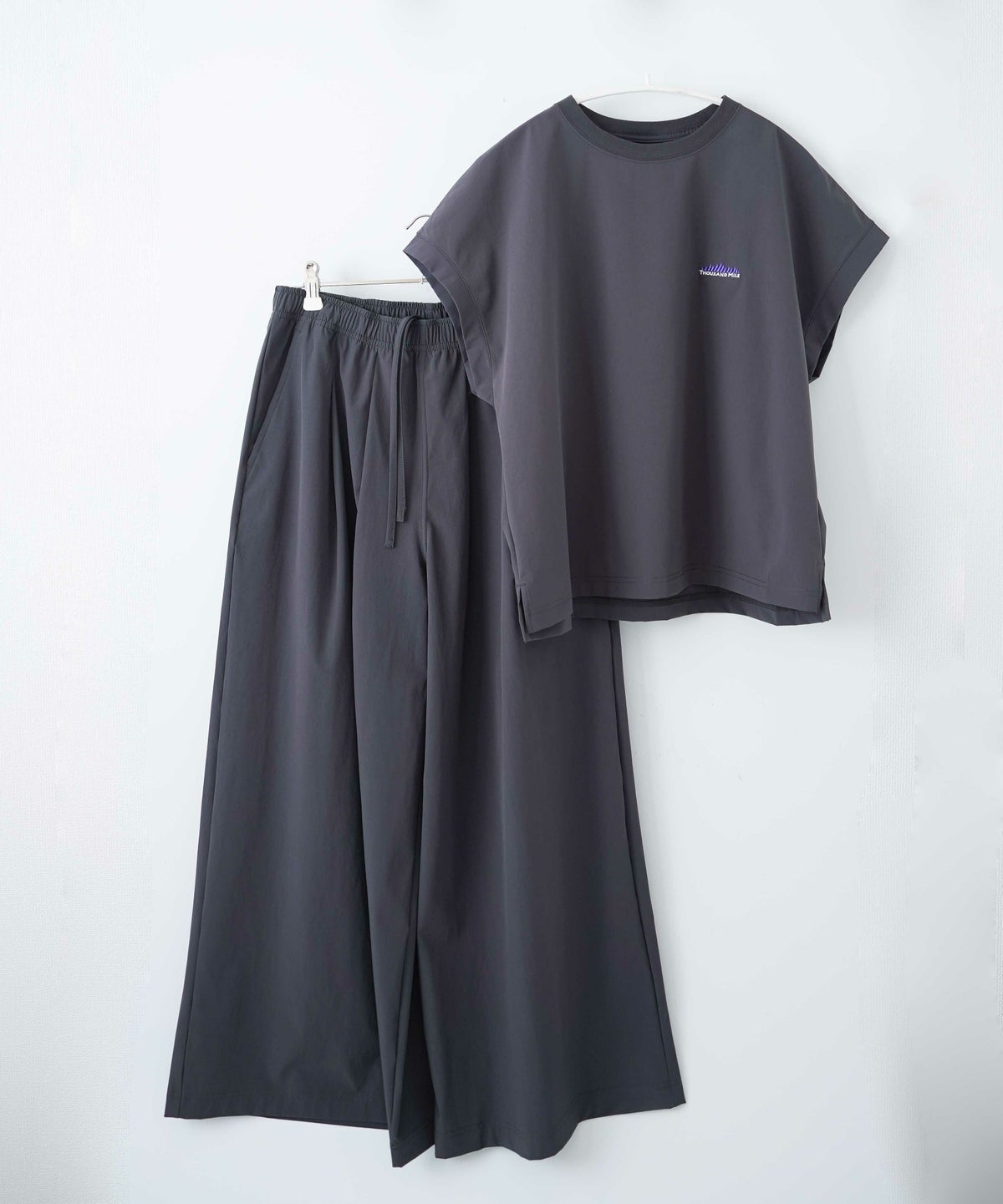 THOUSAND MILE｜フレンチスリーブシャツ＆ワイドパンツセット [[TM251NP00042]][D]