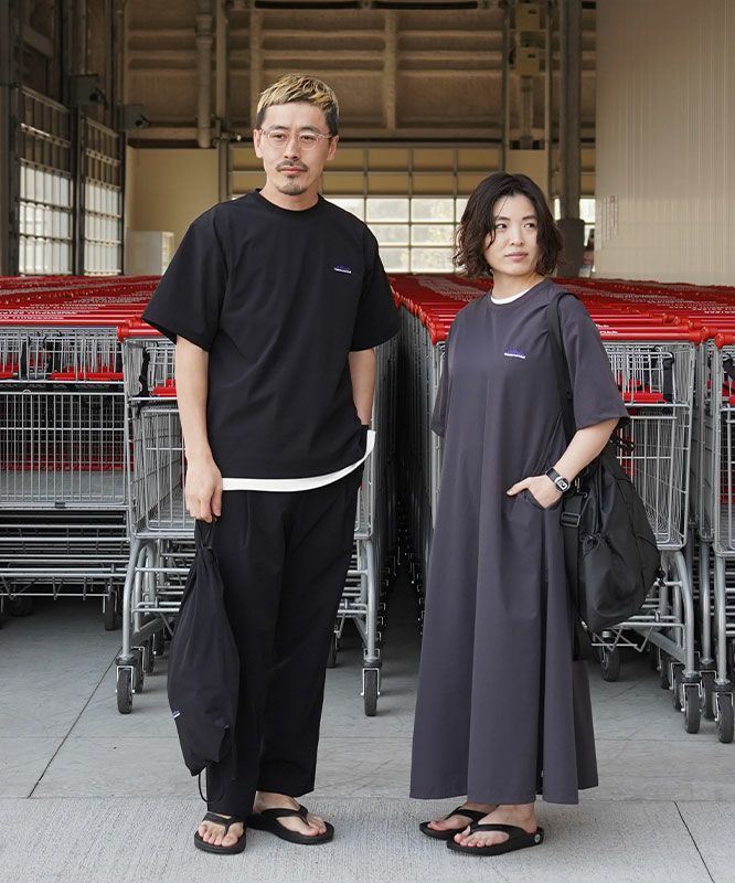 THOUSAND MILE｜フレンチスリーブシャツ＆ワイドパンツセット [[TM251NP00042]][D]