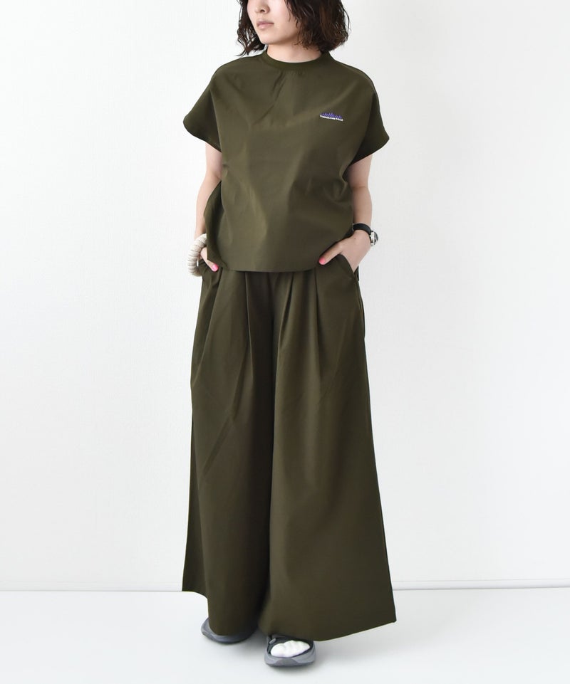 THOUSAND MILE｜フレンチスリーブシャツ＆ワイドパンツセット [[TM251NP00042]][D]