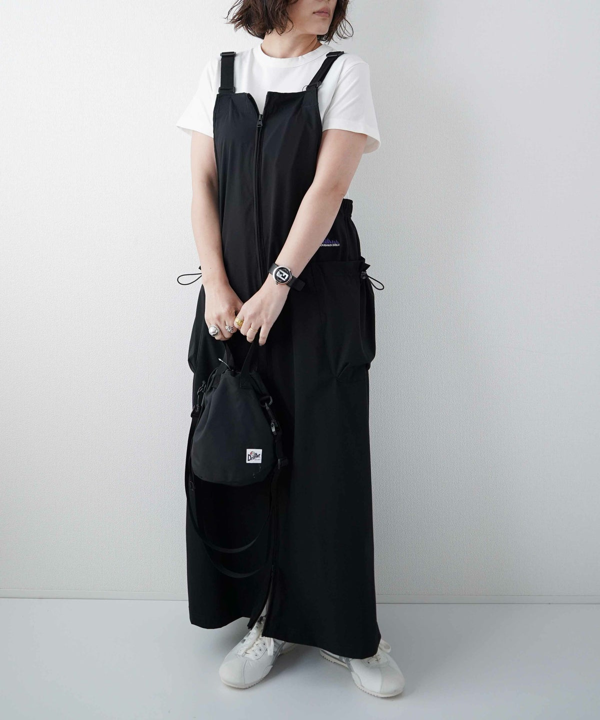 THOUSAND MILE｜フロントジップサロペットワンピース [[TM251NP00062]][D]