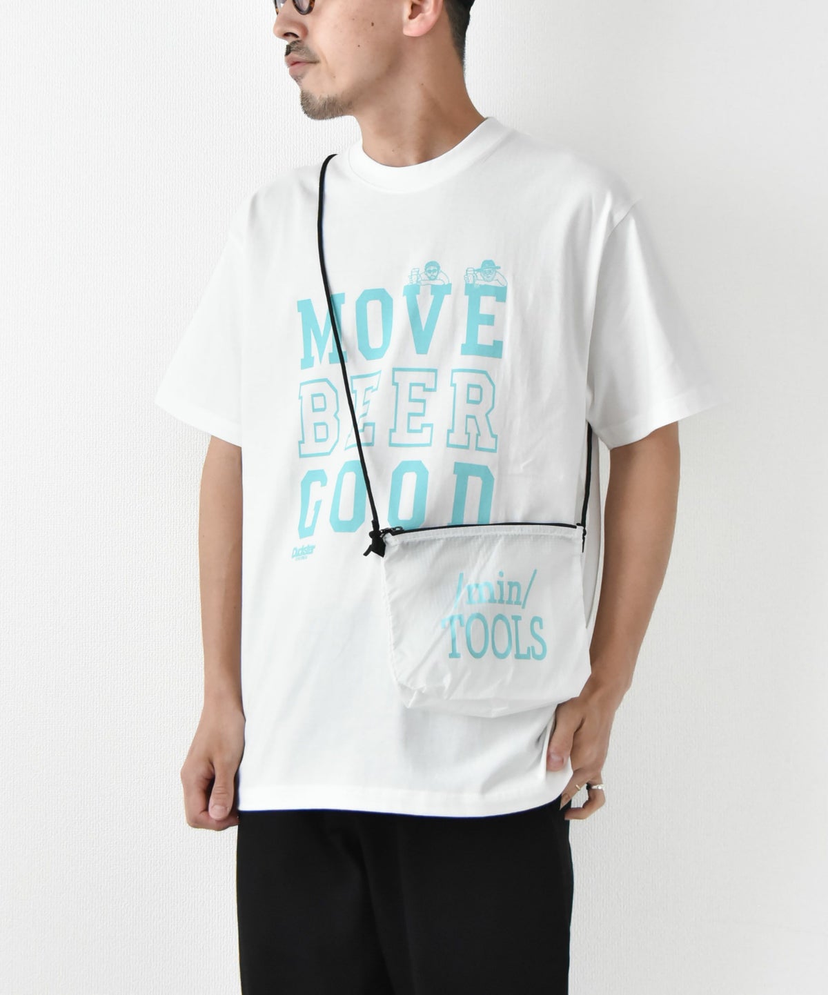 duckster｜ワンマイル半袖Tee(サコッシュ付き) [[932401]][D]