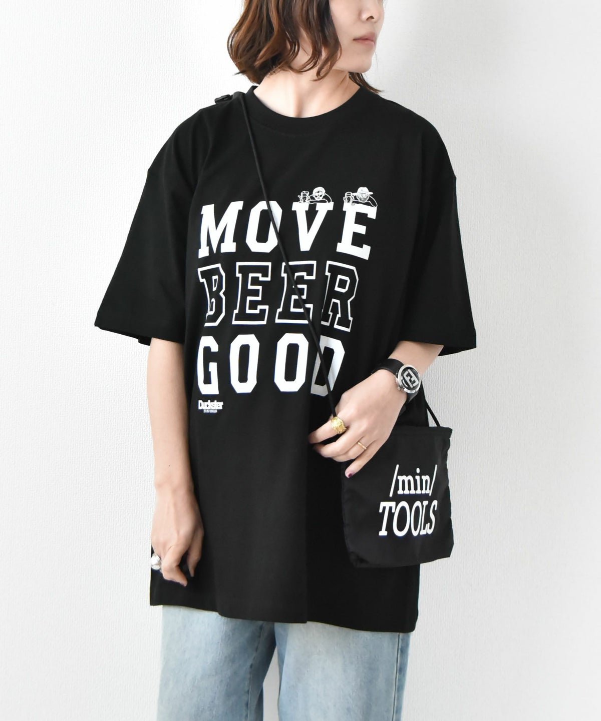 duckster｜ワンマイル半袖Tee(サコッシュ付き) [[932401]][D]