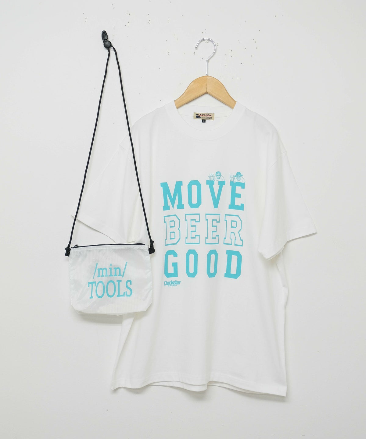 duckster｜ワンマイル半袖Tee(サコッシュ付き) [[932401]][D]