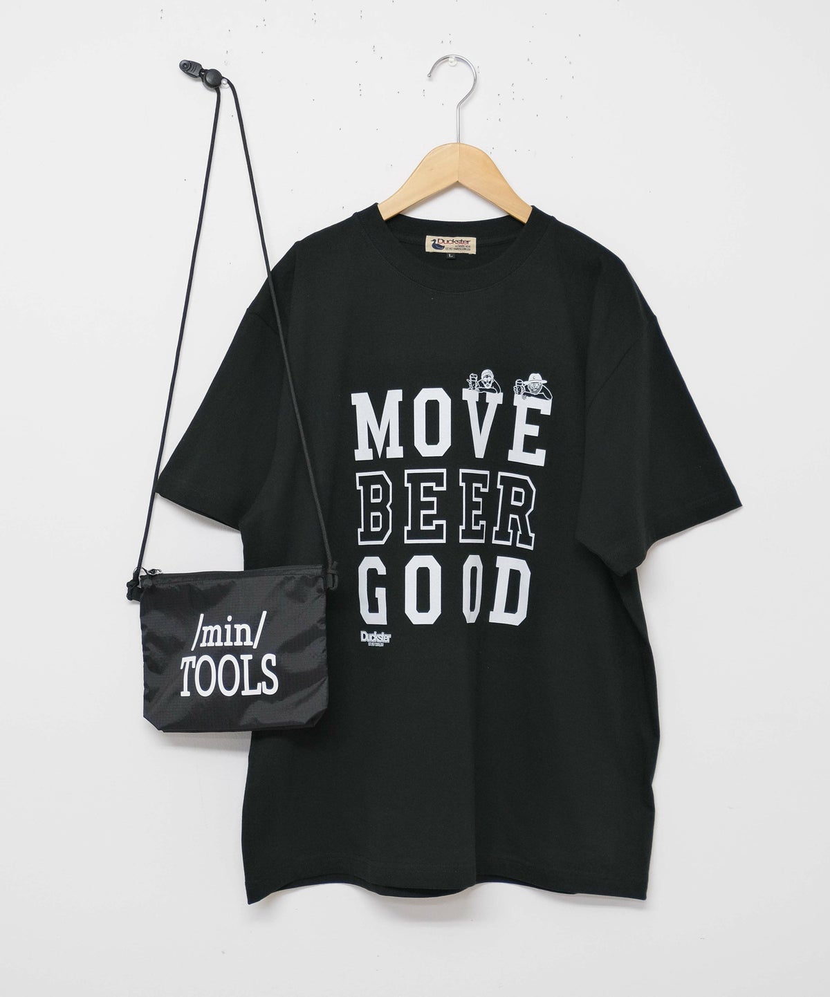 duckster｜ワンマイル半袖Tee(サコッシュ付き) [[932401]][D]