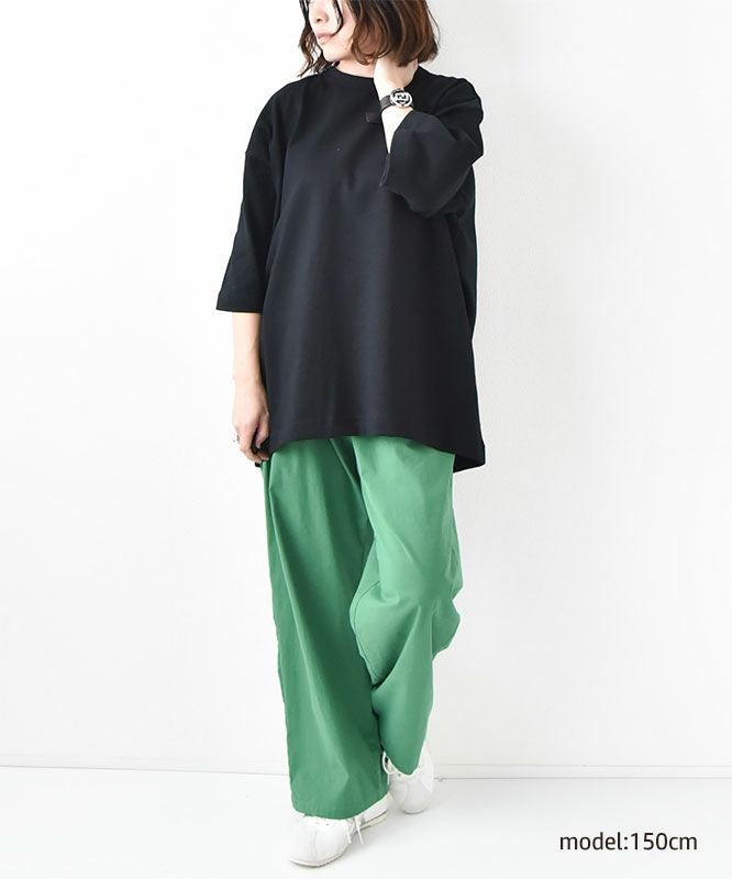 Audience｜バスク天竺クルーネックハーフスリーブバルーンTシャツ [[AUD6593]][D]