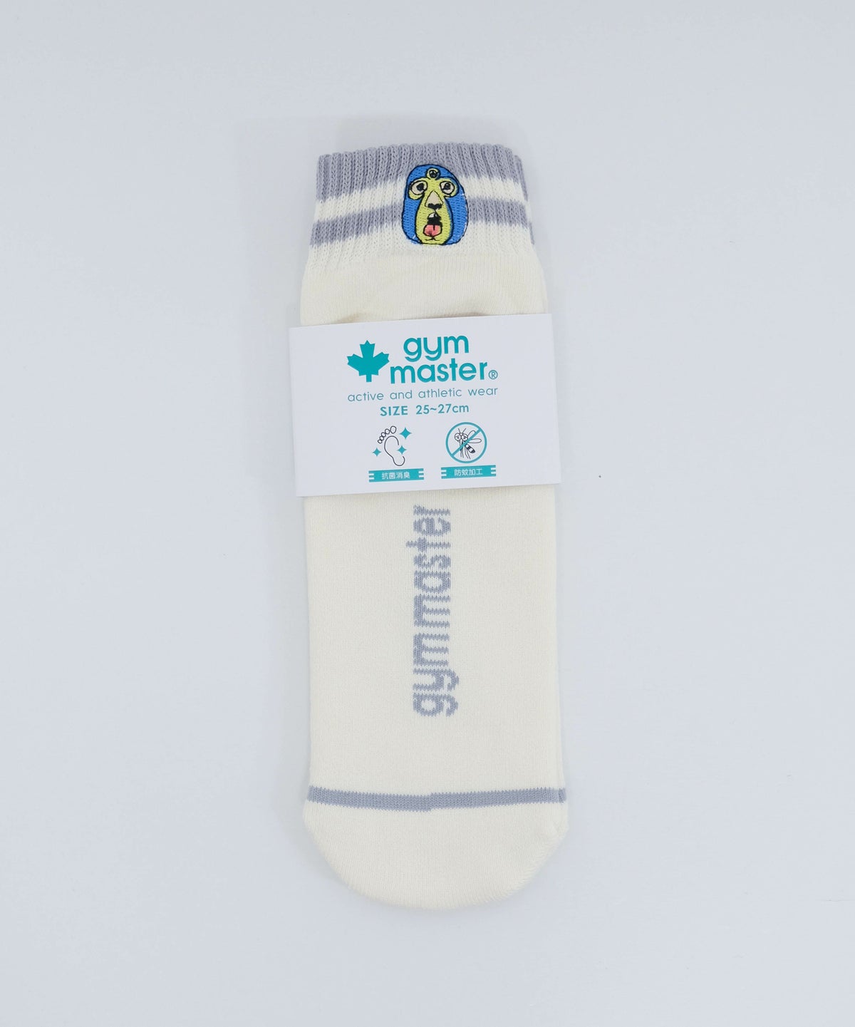 ジムマスター｜ハッピー刺繍ショートソックス [[G466624-25]][D]