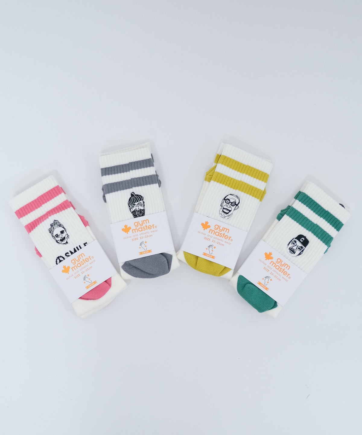 ジムマスター｜SMILE刺繍ラインソックス [[G966630]][D]