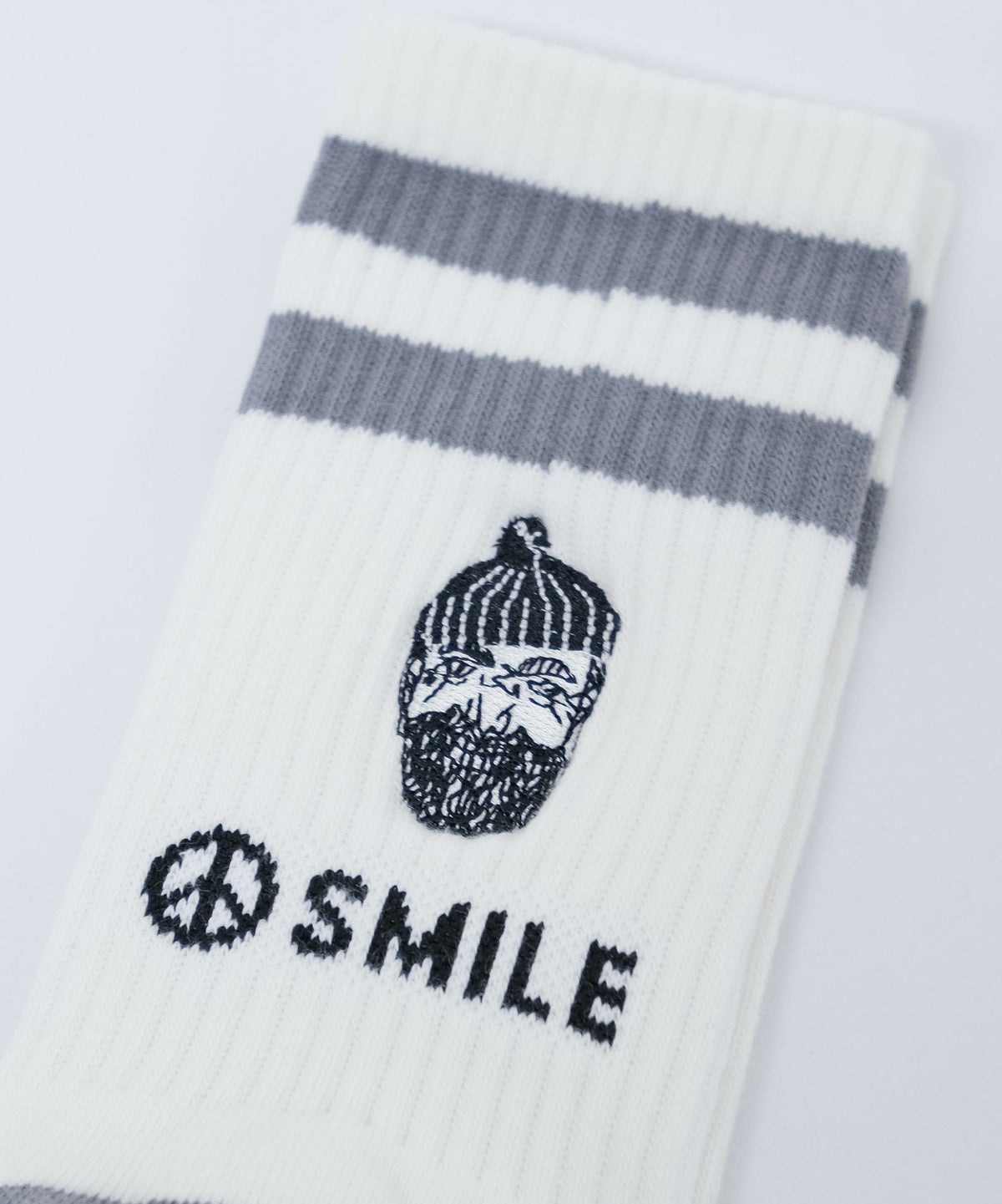 ジムマスター｜SMILE刺繍ラインソックス [[G966630]][D]
