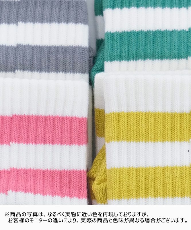 ジムマスター｜SMILE刺繍ラインソックス [[G966630]][D]