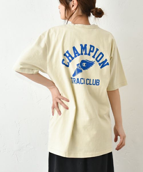 Champion｜ショートスリーブ　プリントTシャツ [[C3-B335]][C]