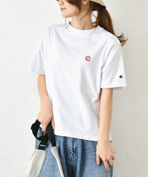 Champion｜ワンポイント刺繍Tシャツ [[OW-B302]][C]