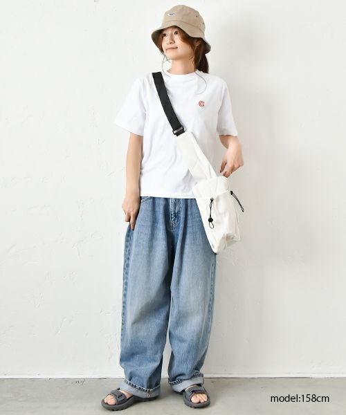 Champion｜ワンポイント刺繍Tシャツ [[OW-B302]][C]