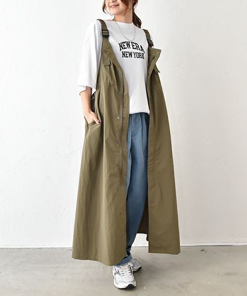 KIFFE｜ミリタリー2WAY サロペットスカート [[KF251TW00032]][C]