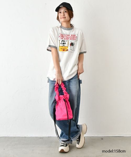 DENIM&DUNGAREE｜テンジクSNOOPY STUPID TEE [[22521493]][C]