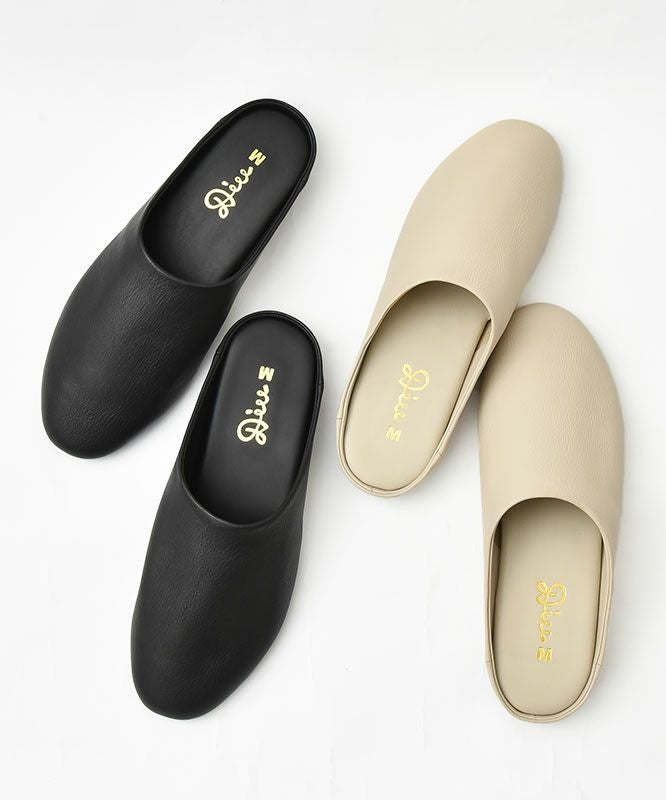 Diu｜オイルレザーミュールサンダル [[125D1630]][C]