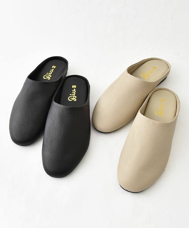 Diu｜オイルレザーミュールサンダル [[125D1630]][C]