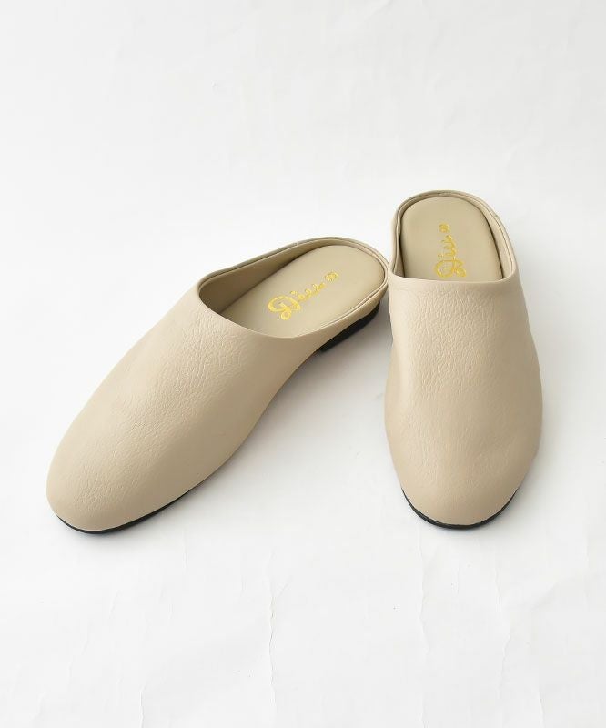 Diu｜オイルレザーミュールサンダル [[125D1630]][C]